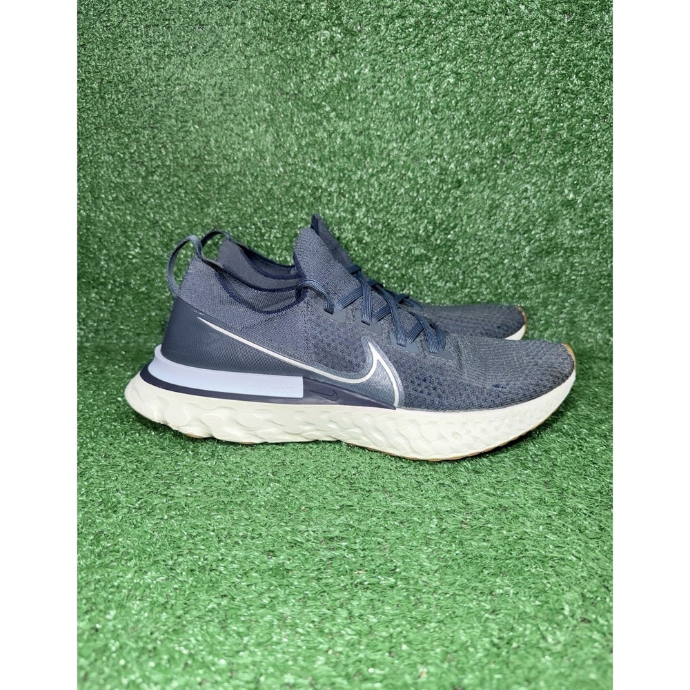 Nike React Infinity Run Flyknit Mens Size 13 Blue Running Shoes Comfort Sneakers